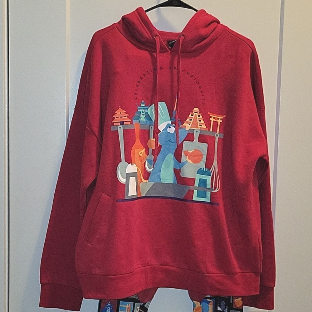 Disney Parks Epcot Food & Wine Festival Remy Hoodie  XL Leggings 1X ratatouille